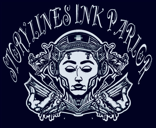 Logo for STORYLINES INK PARLOR